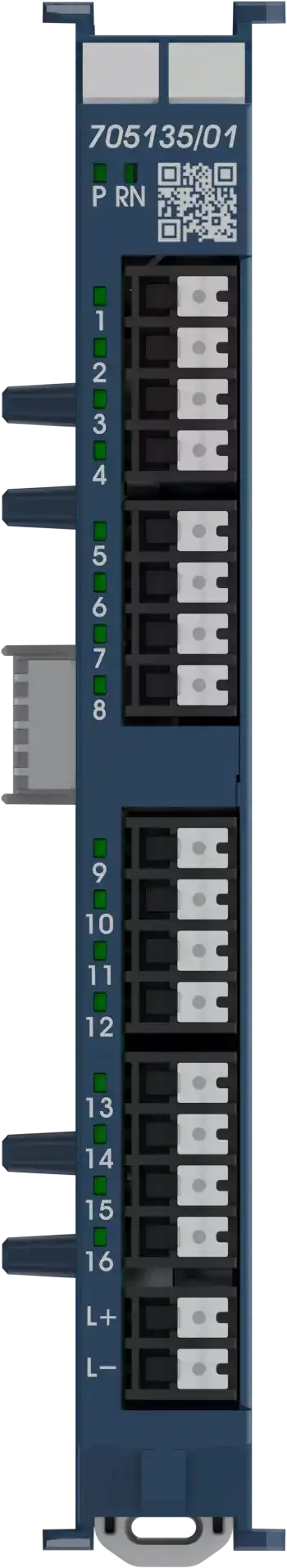JUMO I/O-System 16-Kanal-Digital-Eingangsmodul