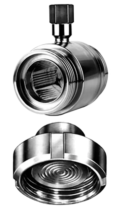 With dairy pipe fitting DIN 11851 Diaphragm seal