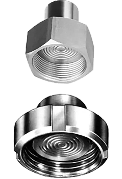 With ISS/SMS/RJT socket and union nut Diaphragm seal