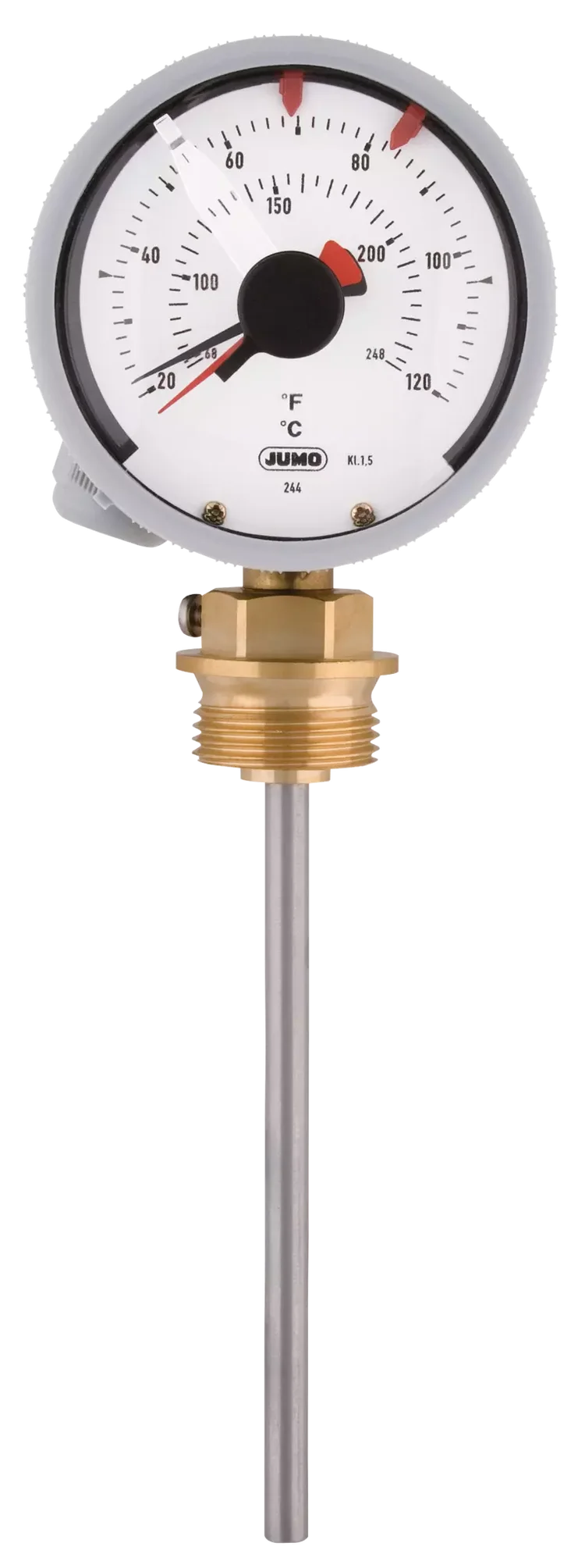 For temperature control Contact dial thermometer