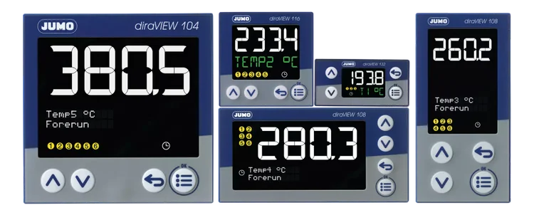 Digital indicator JUMO diraVIEW 104/108/116/132
