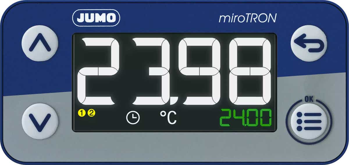 JUMO miroTRON Electronic thermostat with optional PID two-state ...
