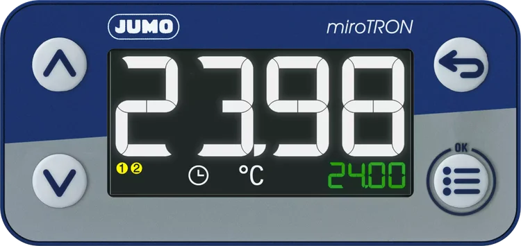 Electronic thermostat with optional PID two-state controller function JUMO miroTRON