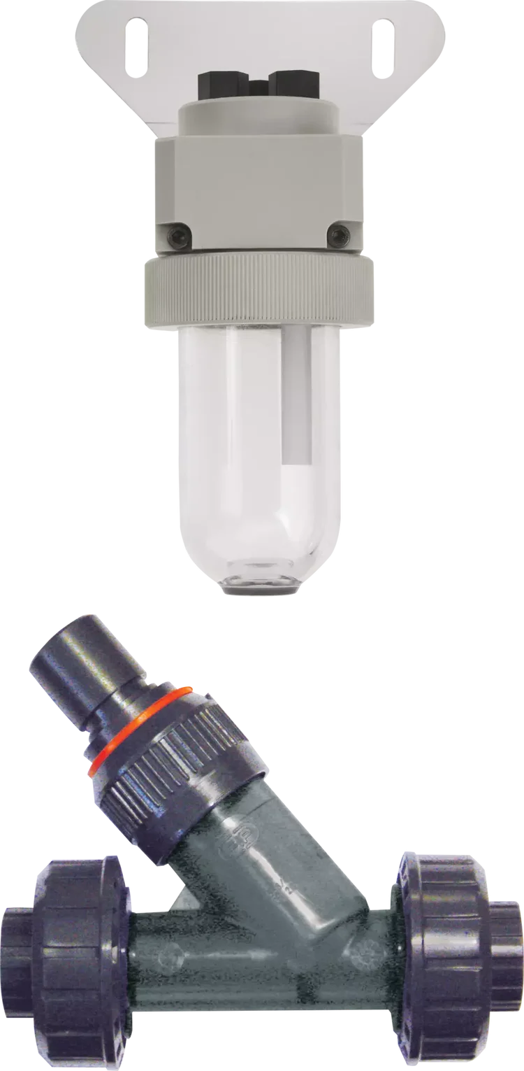 For pH, redox, and conductivity sensors Flow fittings