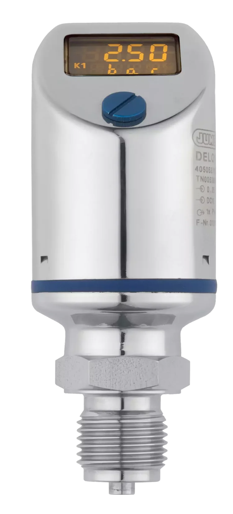Precision pressure transmitter with switching contacts and display JUMO DELOS HP