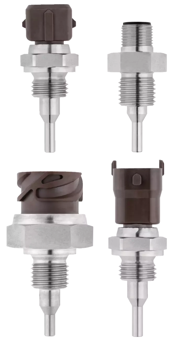 Screw-in RTD temperature probe with plug connector JUMO VIBROtemp