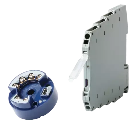 Programmable transmitter in two-wire technology JUMO dTRANS T05