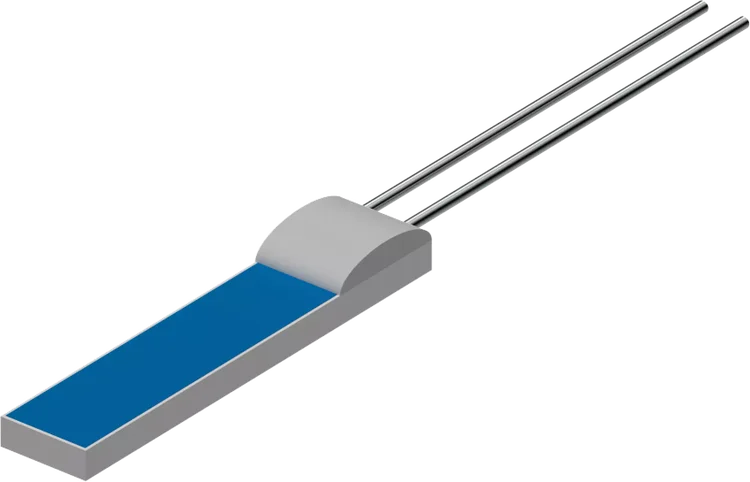 with connection wires according to DIN EN IEC 60751 Platinum-chip temperature sensors PCW-H-Pd
