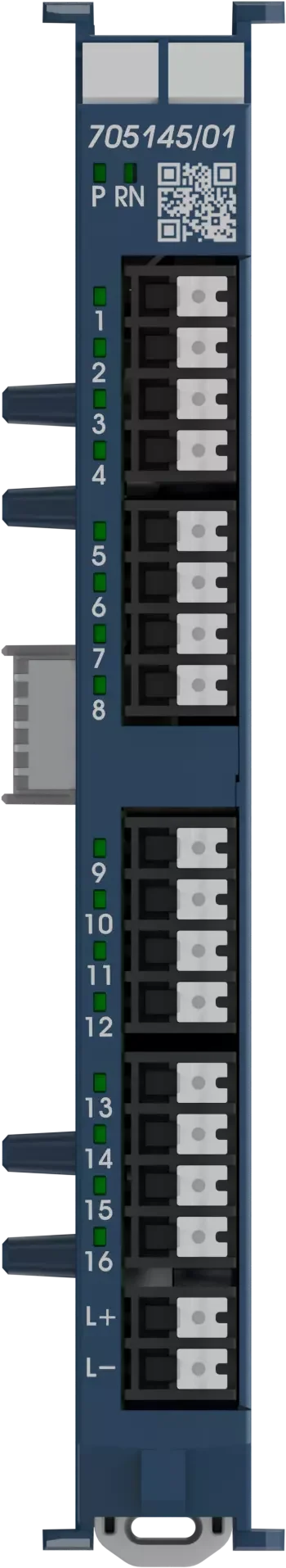 Module for JUMO variTRON automation system JUMO I/O system digital output module 16-channel