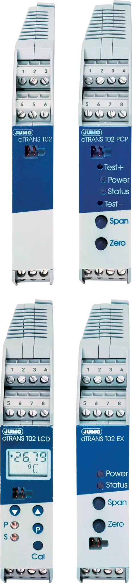Four-wire transmitter JUMO dTRANS T02