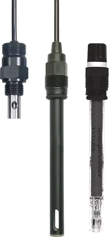 Conductive two-electrode conductivity sensor JUMO BlackLine CR-GT/-EC/-GS