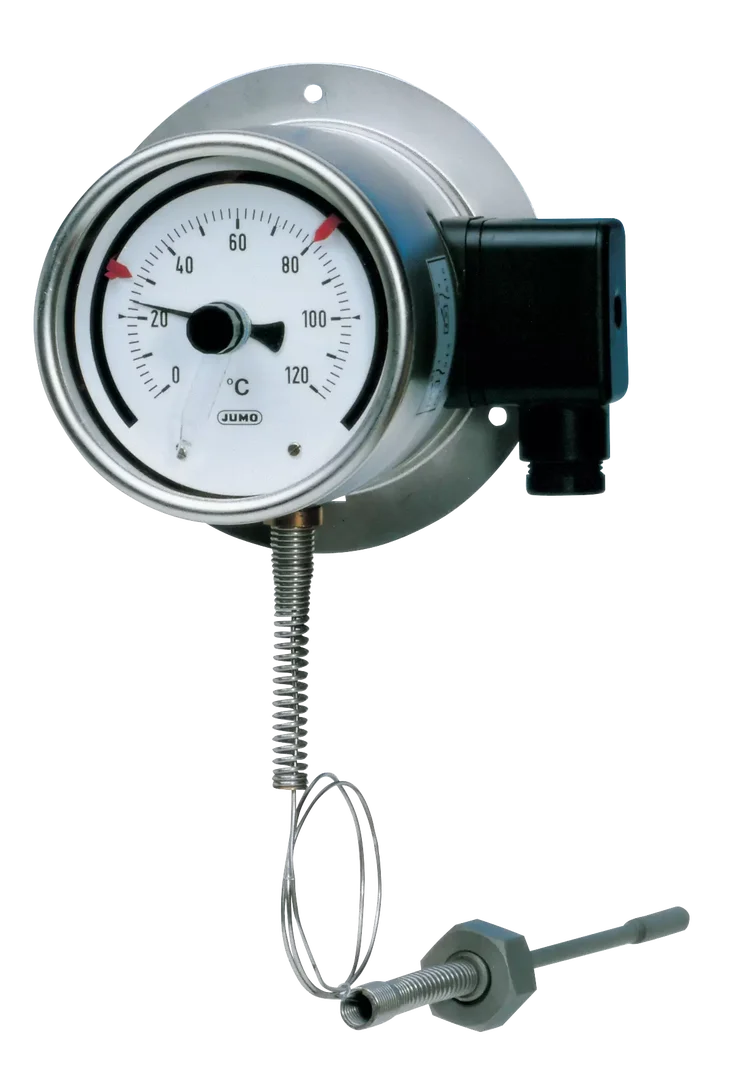 For temperature control Contact dial thermometer