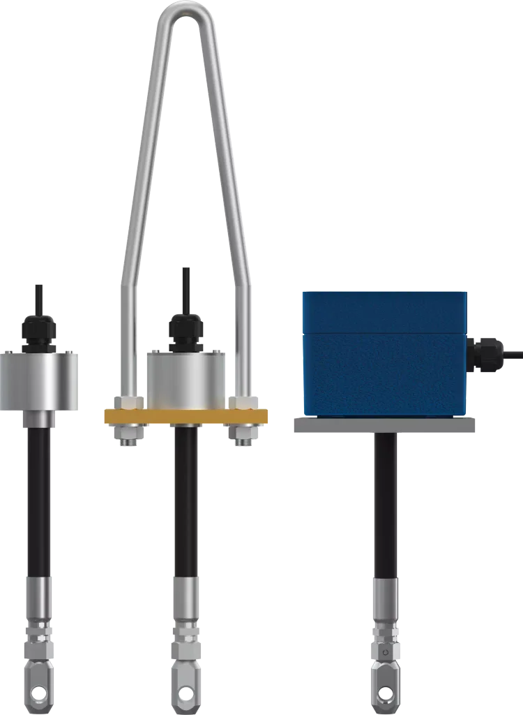 For temperature measurement in grain silos Multipoint temperature probe