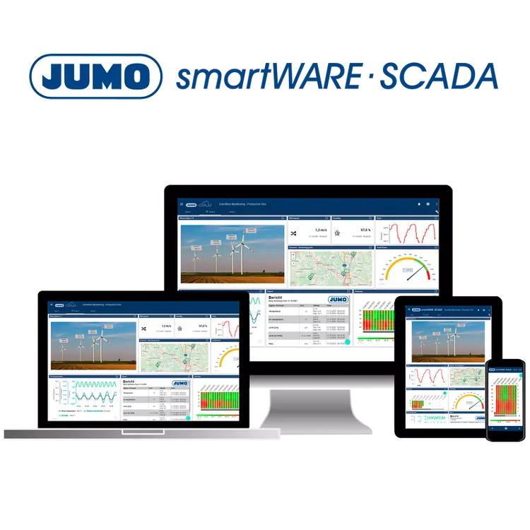 Software for process monitoring and control JUMO smartWARE SCADA
