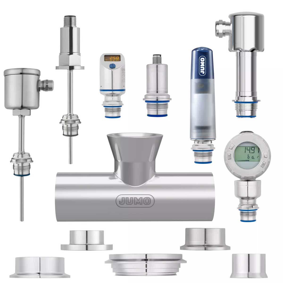 JUMO PEKA Hygienic process connection | JUMO