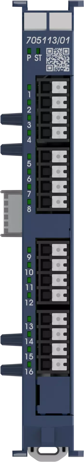 Module for JUMO variTRON automation system JUMO I/O system analog input module, 4-channel