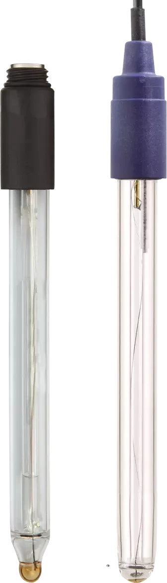 In glass or plastic shaft version Laboratory pH combination electrodes