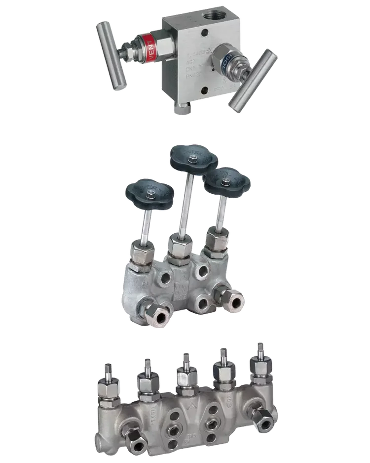 for pressure transmitters Valve blocks