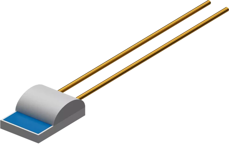 with connection wires according to DIN EN IEC 60751 Platinum-chip temperature sensors PCW-M-AuNi