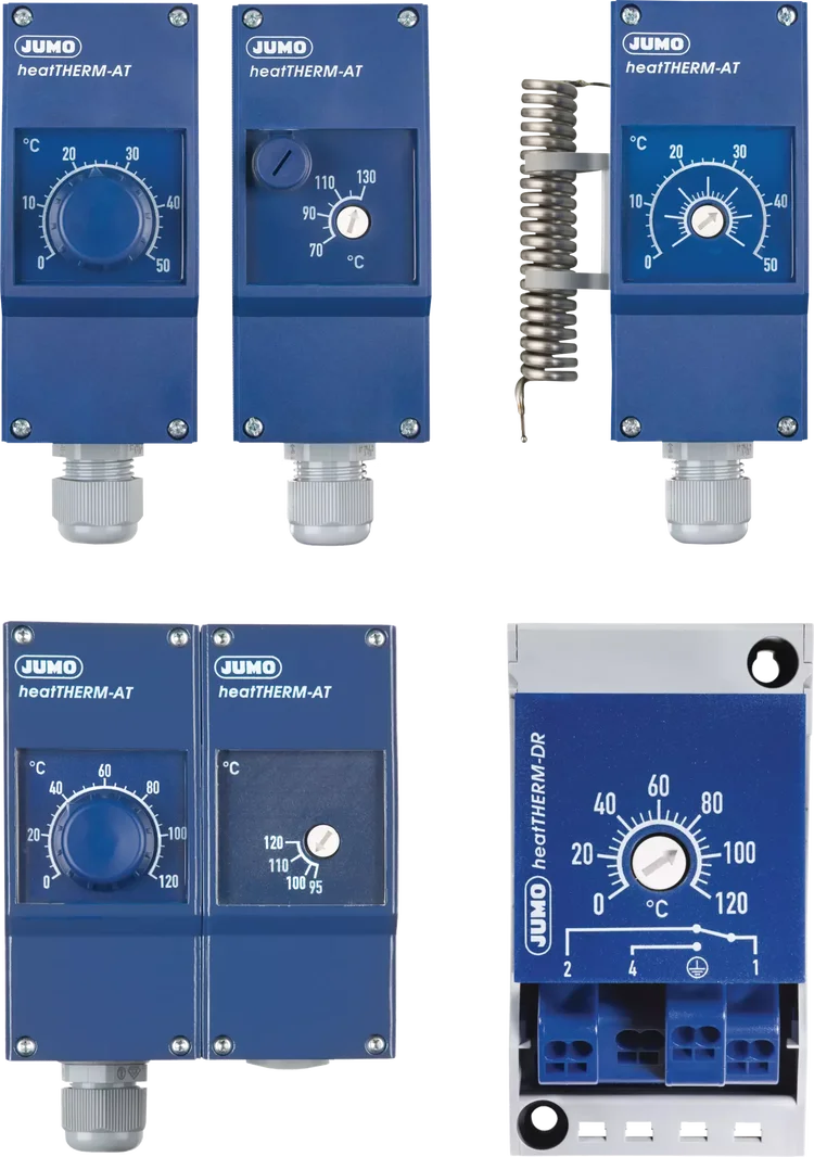 Surface-mounted thermostat JUMO heatTHERM-AT and DR