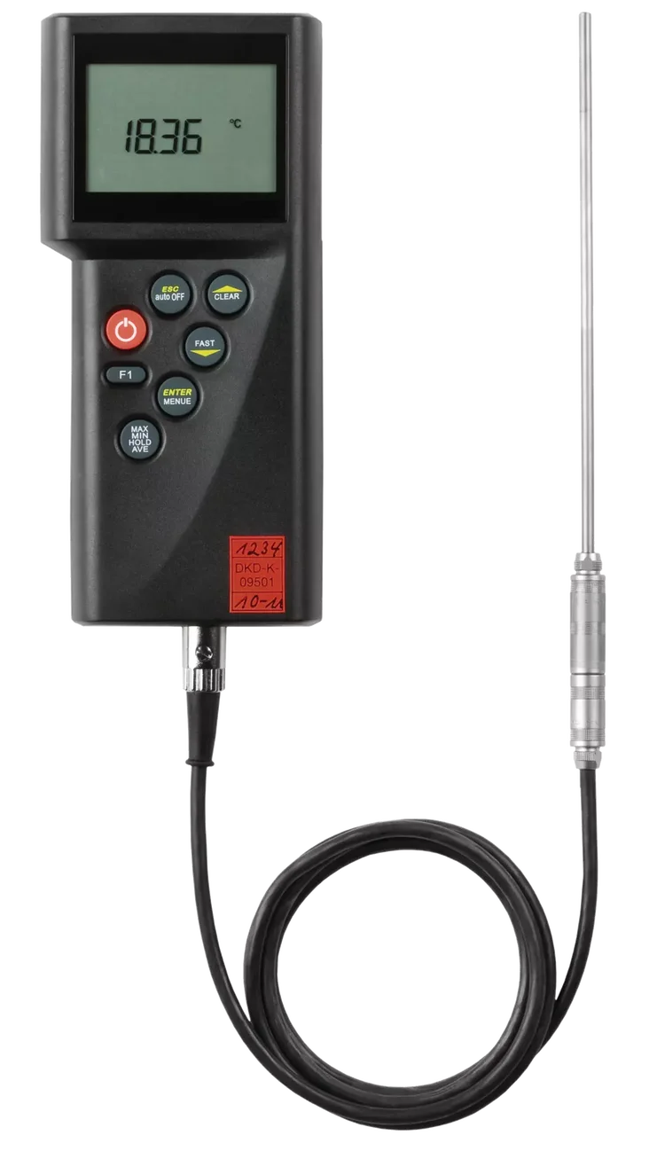 Test equipment for temperature and its traceability Precision indicating device