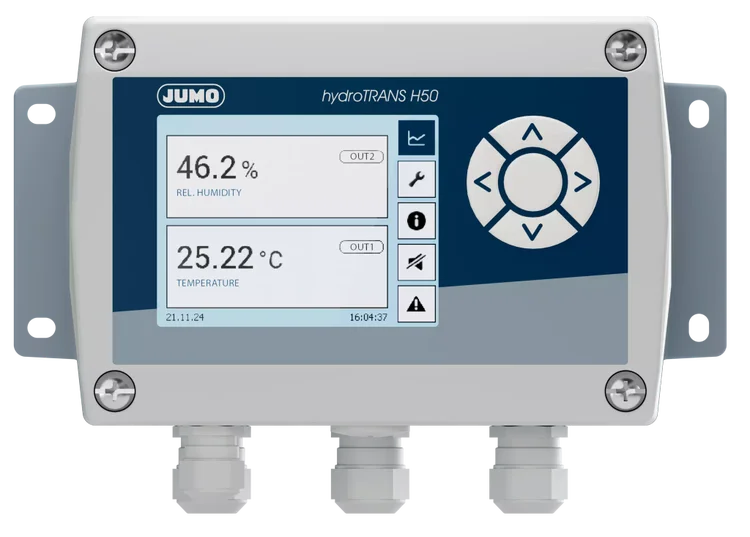 Humidity and temperature sensor for industrial applications JUMO hydroTRANS H50