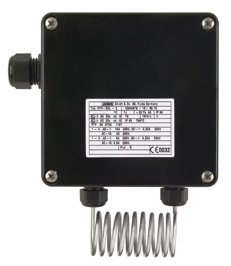 Explosion-proof surface-mounting thermostat