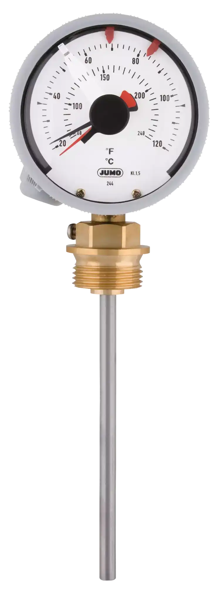 Contact dial thermometer