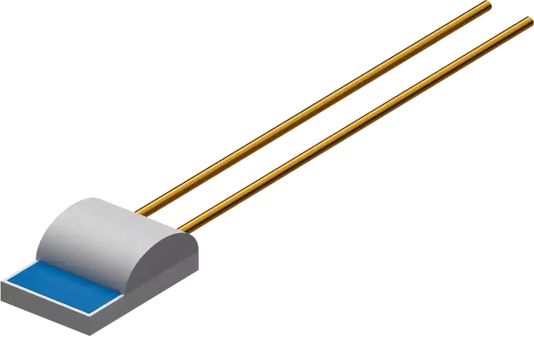 Platinum-chip temperature sensors PCW-M-AuNi